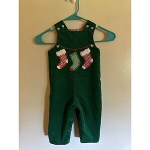Bailey Boys Reversible Jumper 18 Mths Corduroy Christmas / Airplane Appliqués EC